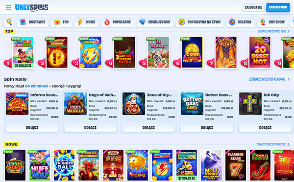 OnlySpins Casino Polska