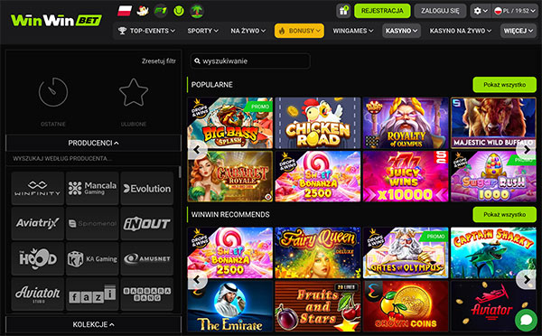 WinWin Casino Polska