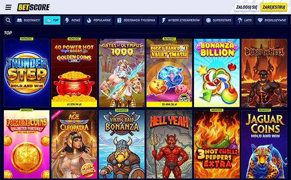 Betscore Casino Polska