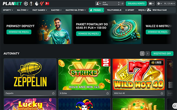 Planbet Casino Polska